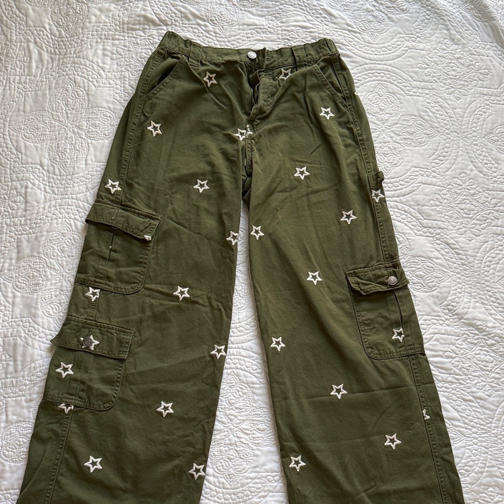 Forever 21 Olive Green Cargo Pants